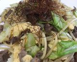 牛肉とたまごのすぱけってぃ作り方8写真