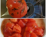 完熟トマトとちくわのピリ辛炒め作り方1写真