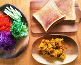 スパイシーかぼちゃ⭕️サンドイッチお弁当作り方1写真
