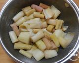 出汁がジュワっ♪紅ずいきの炒め煮＆下処理作り方4写真