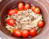 レンジで簡単うまい!トマト牛丼作り方3写真