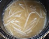 節約✿モヤシの味噌汁作り方5写真