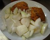 最速の生玉ねぎＯＮのメンチかつ丼作り方9写真
