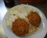 最速の生玉ねぎＯＮのメンチかつ丼作り方10写真