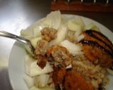 最速の生玉ねぎＯＮのメンチかつ丼作り方16写真