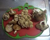 キノコの蒸し焼きたくさん食べて肝臓病予防作り方1写真