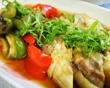 お酢でさっぱり♪夏野菜の甘酢煮びたし作り方6写真