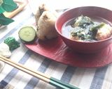 極旨鶏だんご入り♬ねぎ塩スープ作り方6写真