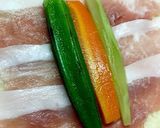 肉巻き野菜の照焼きソース煮作り方3写真