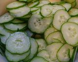 きゅうりとわかめとツナの酢の物作り方1写真