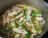 とろとろ～♪豚こまの卵とじ丼♪作り方4写真