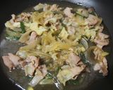 とろとろ～♪豚こまの卵とじ丼♪作り方5写真