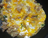 とろとろ～♪豚こまの卵とじ丼♪作り方6写真