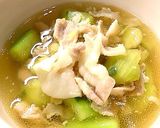 たたき胡瓜と豚肉のうま汁♪作り方6写真