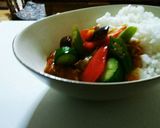 缶詰果汁入り甘口カレーライス作り方5写真