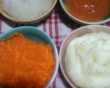 離乳食初期中期☆お祝いケーキ＆あひる作り方10写真