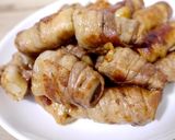 甘辛醤油ダレのエリンギ豚肉巻き作り方5写真