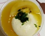 簡単フルーツゼリー豆腐アイス乗せ作り方4写真