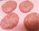 トマトとキャベツのふっくらハンバーグ作り方3写真