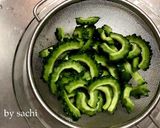 白だしで簡単！ゴーヤの浅漬け作り方2写真