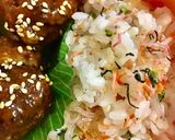肉団子のお弁当作り方1写真