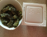納豆とゴーヤの胡麻和えまぜご飯作り方1写真