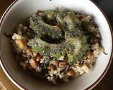 納豆とゴーヤの胡麻和えまぜご飯作り方3写真