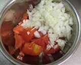 糖質制限！冷たい和風トマトパスタ作り方3写真