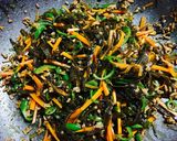 早煮昆布のカレー炒め作り方4写真
