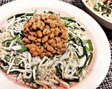 簡単★朝食にも【しらすと大葉の納豆丼】作り方8写真