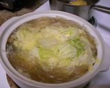 白菜たっぷりふわふわ鶏団子なべ作り方6写真