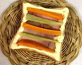 焼豚と野菜コンソメ煮スティックのトースト作り方3写真