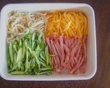 冷やし中華 の具材で簡単サラダ作り方2写真