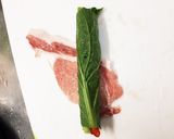 時短 簡単!小松菜とパプリカの肉巻き作り方4写真