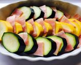 簡単・ズッキーニのマヨネーズ焼き作り方1写真