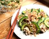 豚肉とゴーヤのしょうが醤油焼きそば作り方5写真