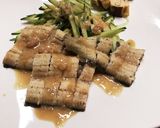 酢味噌でいただく鰻の白焼き作り方4写真