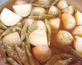 旬★お袋の味【新じゃがとささげの煮物】作り方7写真
