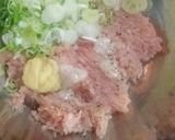 鳥ひき肉の塩麹焼き、青じそ風味作り方2写真