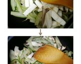 冬瓜の皮ときのこのペペロンチーノきんぴら作り方3写真