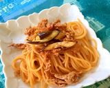 残り物でトマトとナスのさっぱり夏パスタ！作り方8写真