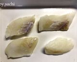 玉子なしサクサク！白身魚のフライ作り方1写真