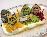 スプラトゥーン＊キャラチョコ＊ケーキ作り方7写真
