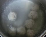 豆腐入りでフワフワヘルシー♥ミートボール作り方3写真