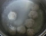 豆腐入りでフワフワヘルシー♥ミートボール作り方3写真