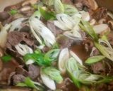 ブロッコリーと豆腐の牛丼、お酢出汁で作り方4写真