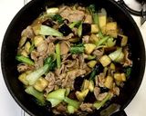 簡単！豚肉とナスのオイスターポン酢炒め作り方4写真
