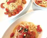 簡単♡ミニトマトの冷製パスタ作り方14写真