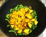 ゴーヤーとさつま芋の南国蒸し煮♪作り方5写真
