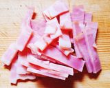 ☆ベーコン焼おにぎりの昆布茶漬け☆作り方1写真